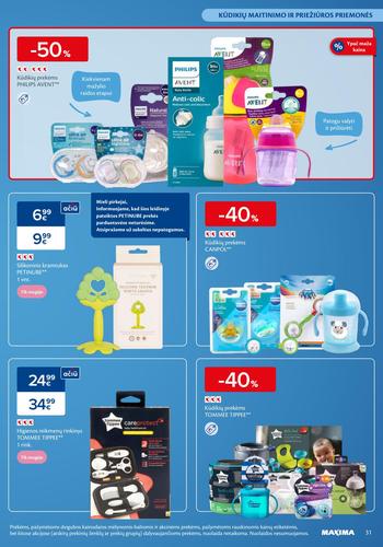 MAXIMA akcijų leidinys "Mažylių mugė" nuo sausio 7 d.