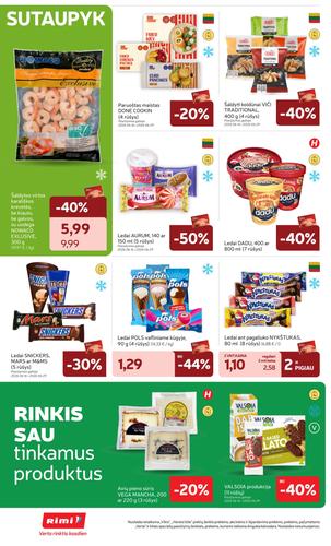 RIMI akcijų leidinys Nr. 25 nuo birželio 16 d.