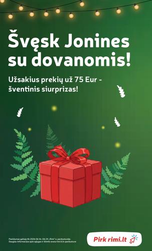 RIMI akcijų leidinys Nr. 25 nuo birželio 16 d.
