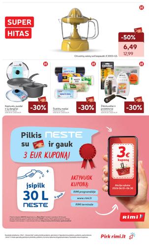 RIMI akcijų leidinys Nr. 25 nuo birželio 16 d.