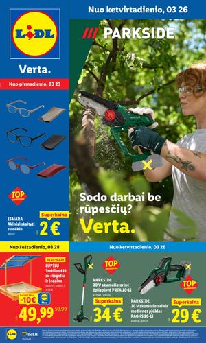 LIDL ne maisto prekių leidinys nuo kovo 23 d.