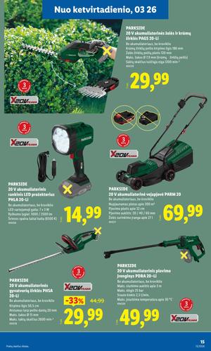 LIDL ne maisto prekių leidinys nuo kovo 23 d.