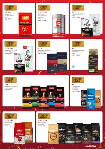 MAXIMA akcijų leidinys "Nukalta kaina – visada kaip per akciją" nuo gruodžio 23 d.