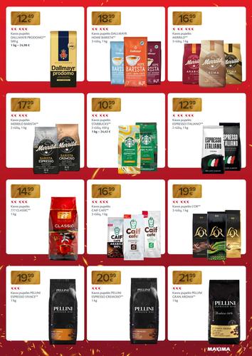 MAXIMA akcijų leidinys "Nukalta kaina – visada kaip per akciją" nuo gruodžio 23 d.