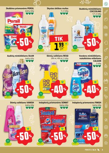 IKI akcijų leidinys "Švaros fiesta" nuo kovo 2 d.