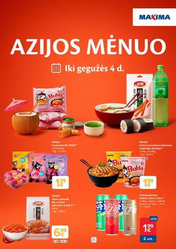 MAXIMA akcijų leidinys "AZIJOS MĖNUO" nuo balandžio 7 d.