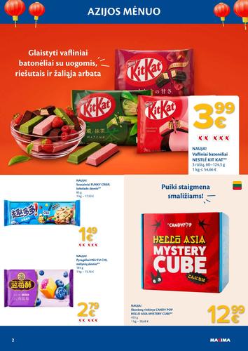 MAXIMA akcijų leidinys "AZIJOS MĖNUO" nuo balandžio 7 d.
