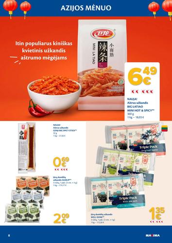 MAXIMA akcijų leidinys "AZIJOS MĖNUO" nuo balandžio 7 d.