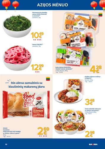 MAXIMA akcijų leidinys "AZIJOS MĖNUO" nuo balandžio 7 d.