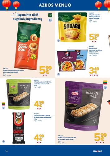 MAXIMA akcijų leidinys "AZIJOS MĖNUO" nuo balandžio 7 d.