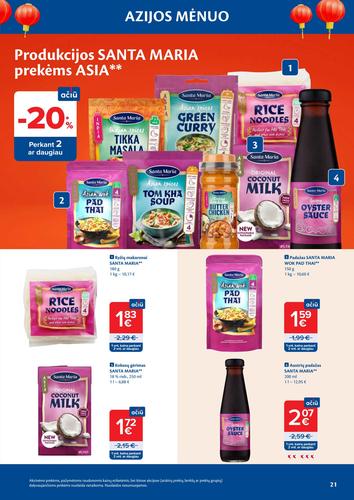 MAXIMA akcijų leidinys "AZIJOS MĖNUO" nuo balandžio 7 d.