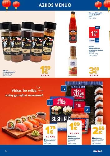 MAXIMA akcijų leidinys "AZIJOS MĖNUO" nuo balandžio 7 d.