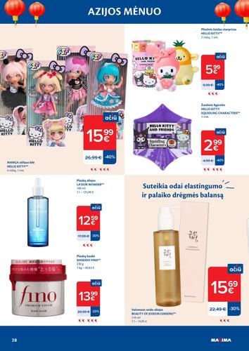 MAXIMA akcijų leidinys "AZIJOS MĖNUO" nuo balandžio 7 d.