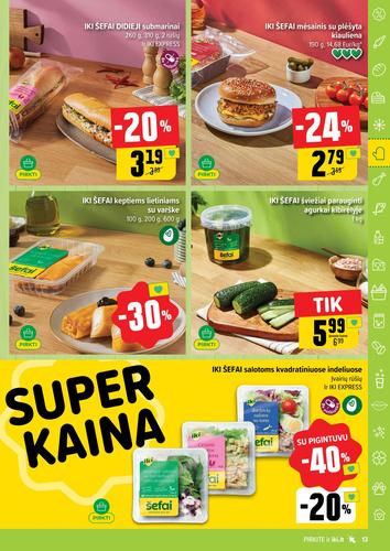 IKI akcijų leidinys "IKI Kaininis leidinys Nr. 32" nuo rugpjūčio 4 d.