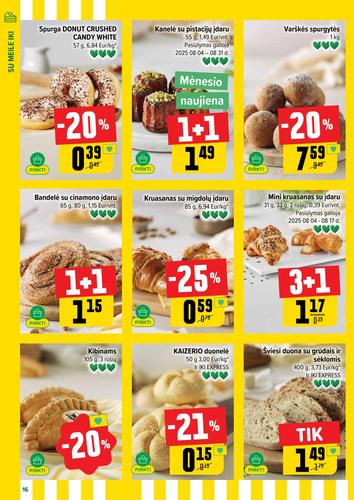 IKI akcijų leidinys "IKI Kaininis leidinys Nr. 32" nuo rugpjūčio 4 d.