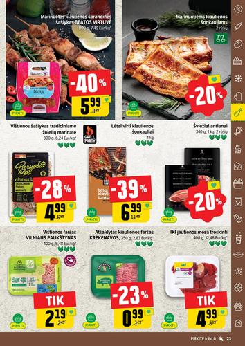 IKI akcijų leidinys "IKI Kaininis leidinys Nr. 32" nuo rugpjūčio 4 d.