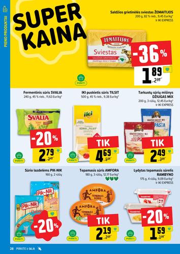 IKI akcijų leidinys "IKI Kaininis leidinys Nr. 32" nuo rugpjūčio 4 d.