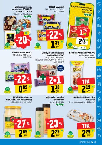 IKI akcijų leidinys "IKI Kaininis leidinys Nr. 32" nuo rugpjūčio 4 d.