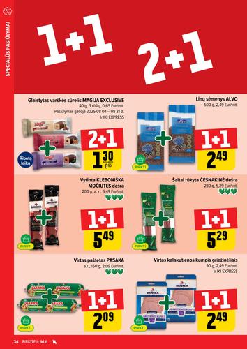 IKI akcijų leidinys "IKI Kaininis leidinys Nr. 32" nuo rugpjūčio 4 d.