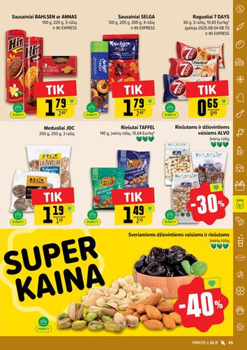 IKI akcijų leidinys "IKI Kaininis leidinys Nr. 32" nuo rugpjūčio 4 d.