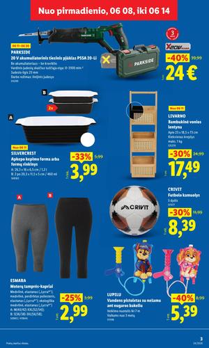 LIDL ne maisto prekių leidinys nuo birželio 8 d.