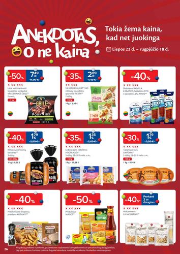 MAXIMA akcijų leidinys Nr. 32 nuo rugpjūčio 5 d.